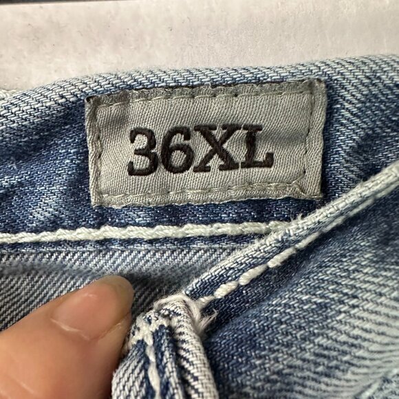 BKE Jeans Men’s 36XL 36x35 Tyler Straight Buckle Denim Distressed Western Cowboy - Picture 7 of 9